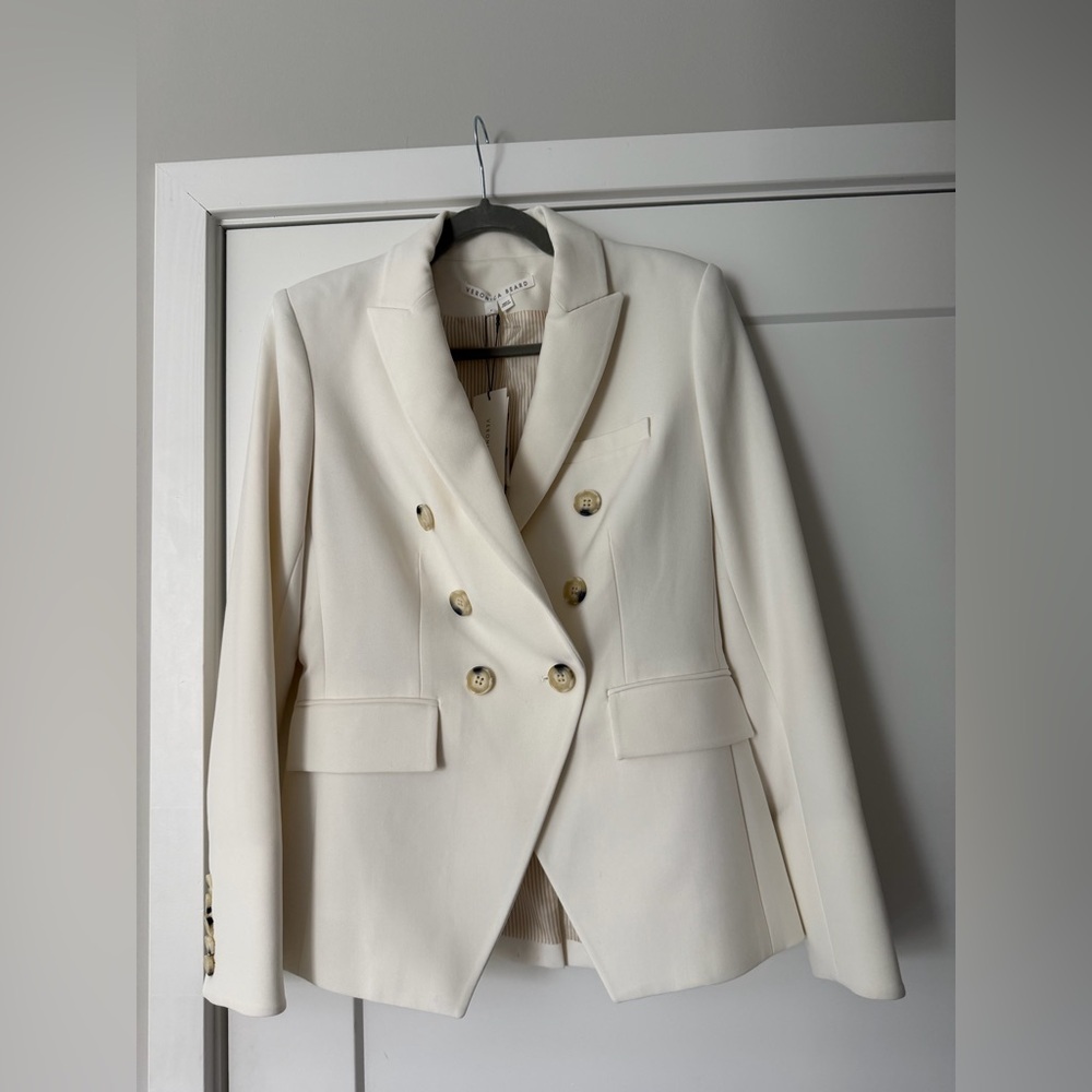 Veronica Beard Miller Dickey Jacket Porcelain NWT